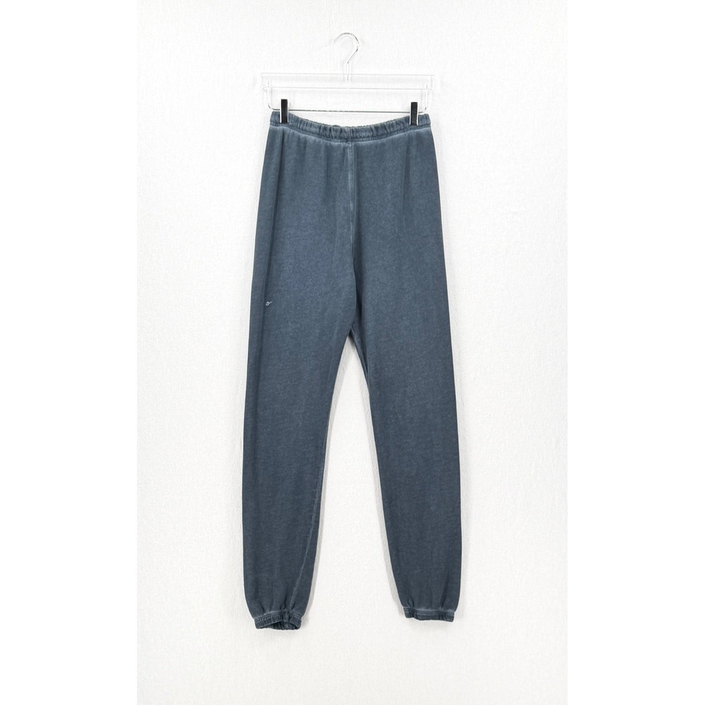 SAINT Joggers Women Large Blue Mineral Wash High Rise Drawstring Waist Sweatpant